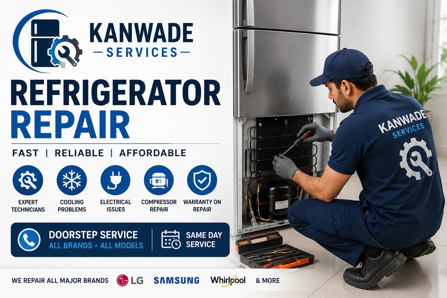 Refrigerator repair service